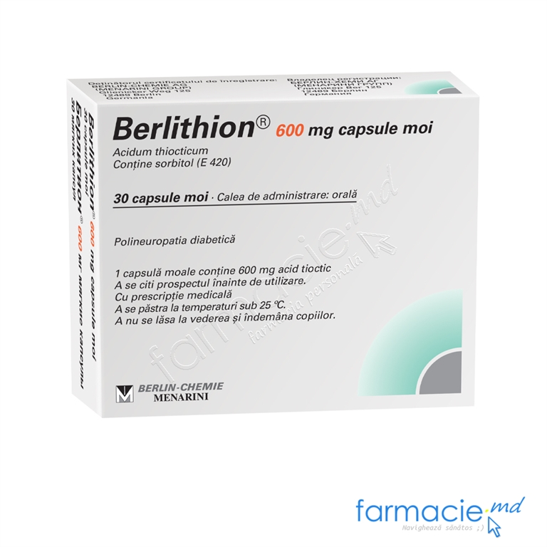 Berlithion® caps.moi 600mg N10x3 Berlin-Chemie