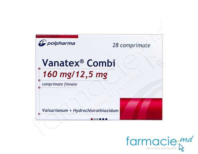 Vanatex Combi comp. film. 160 mg + 12,5 mg N14x2