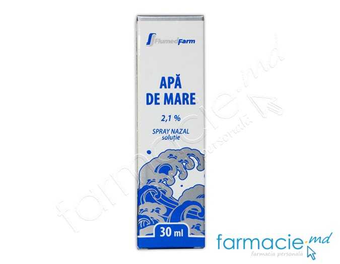 Apa de mare spray nasal 2.1% 30ml Flumed Farm