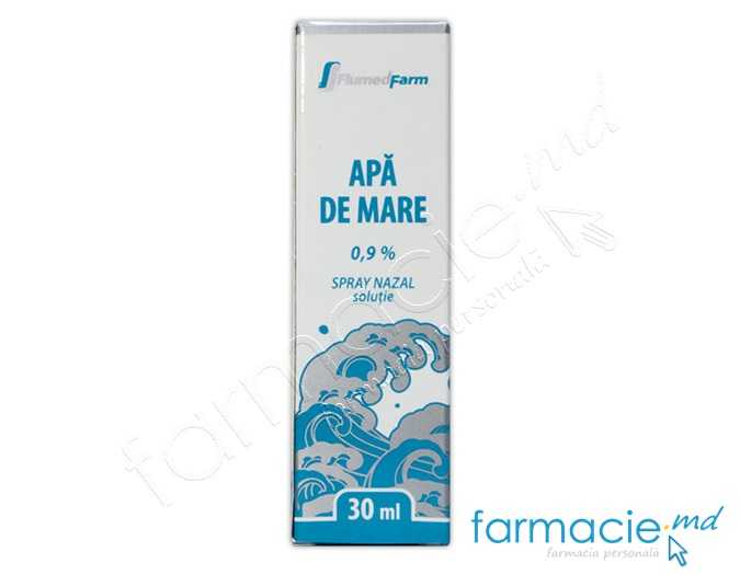 Apa de mare spray nasal 0.9% 30ml Flumed Farm