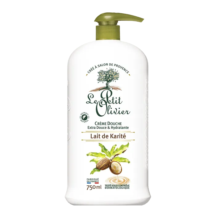 Le Petit Olivier Gel-crema dus Lapte de Shea 750ml