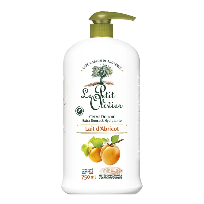 Le Petit Olivier Gel-crema dus Lapte de caise 750ml