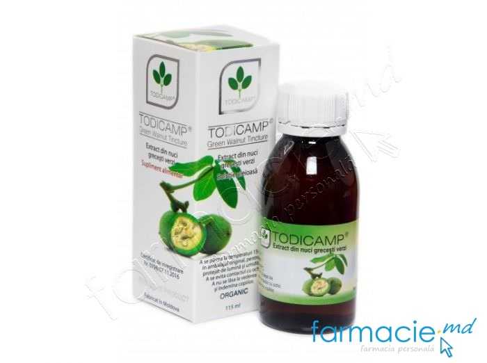 Todicamp extract din nuci grecesti verzi 115ml