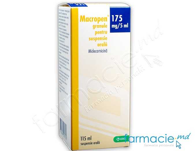 Macropen susp.orala 175mg/5ml 115ml KRKA