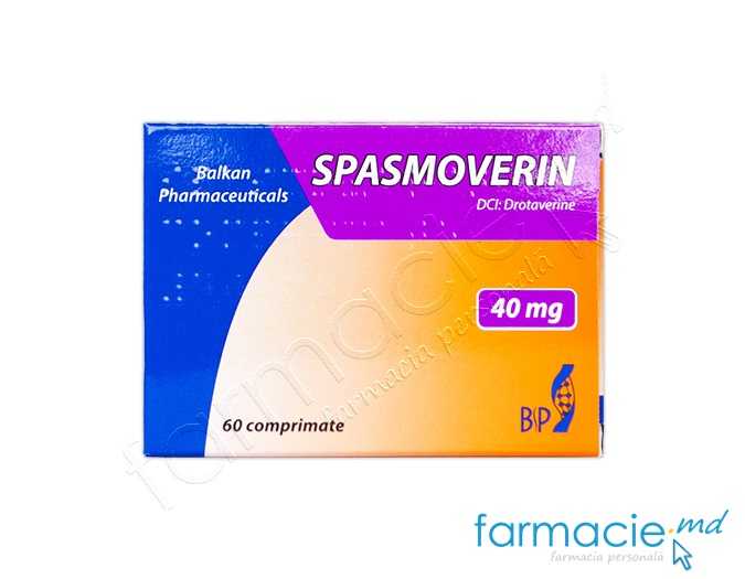 Spasmoverin comp.40mg N20x3 Balkan