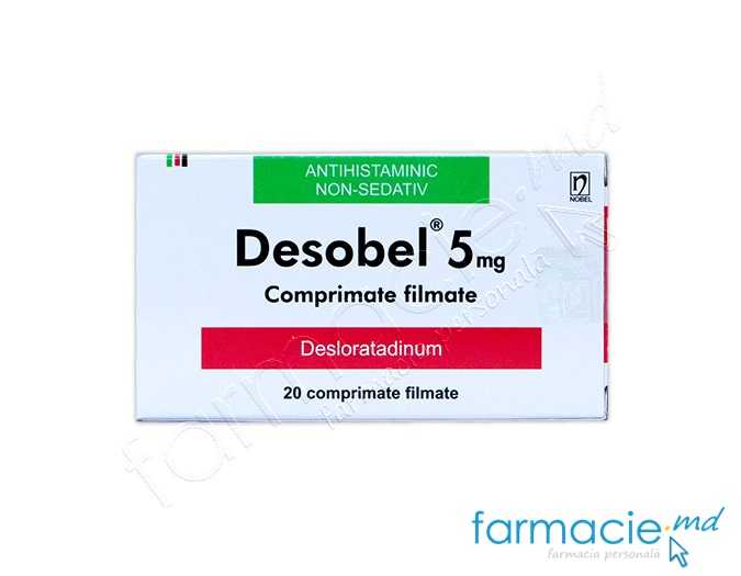 Desobel® comp.film.5mg N10x2 Nobel Ilac