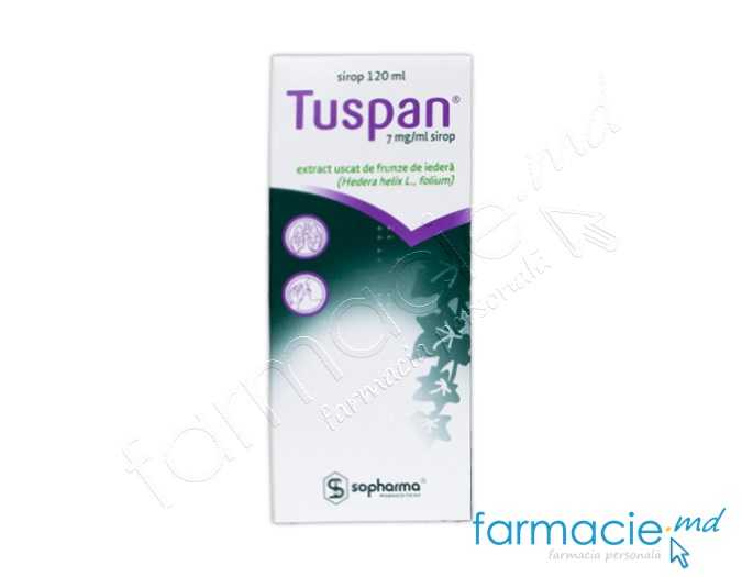 Tuspan® sirop 7mg/ml 120ml N1 Sopharma