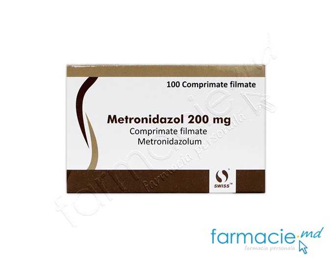 Metronidazol comp. film. 200 mg N10x10