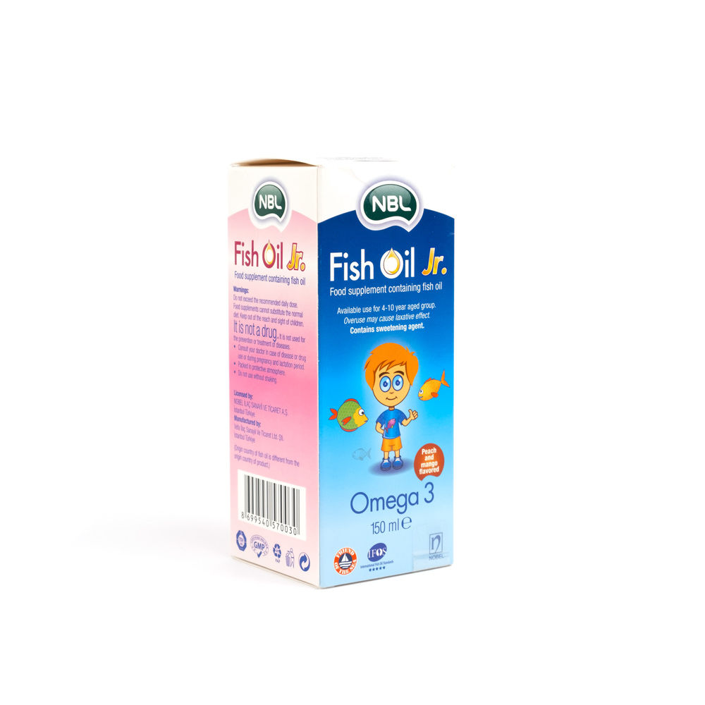 NBL Fish Oil Jr. sirop 150ml Nobel Ilac