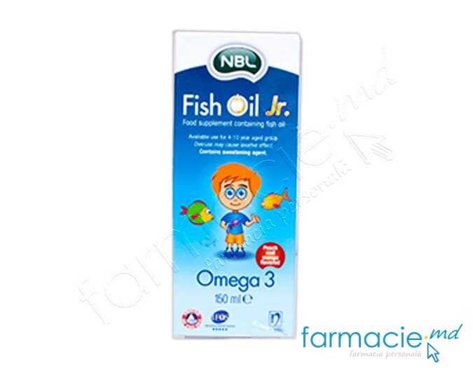 NBL Fish Oil Jr. sirop 150ml Nobel Ilac