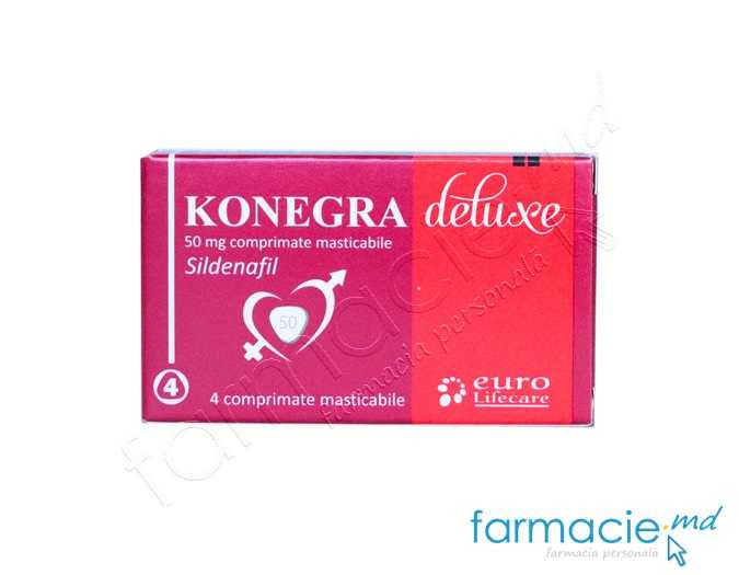 Konegra deluxe comp.masticab.50mg N4 Euro Lifecare