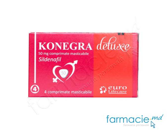 Konegra deluxe comp.masticab.50mg N4 Euro Lifecare