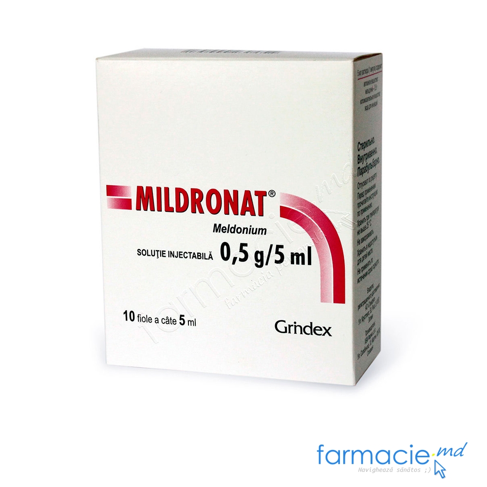 Mildronat sol.inj. 10% 5ml N10