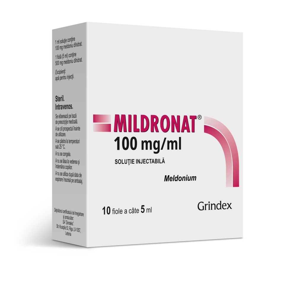 Mildronat sol.inj. 10% 5ml N10