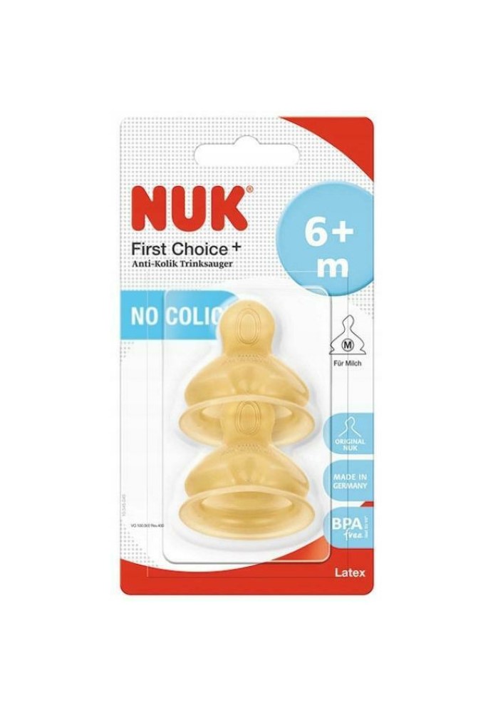 NUK Tetina latex lapte 6-18luni FC (M) N2