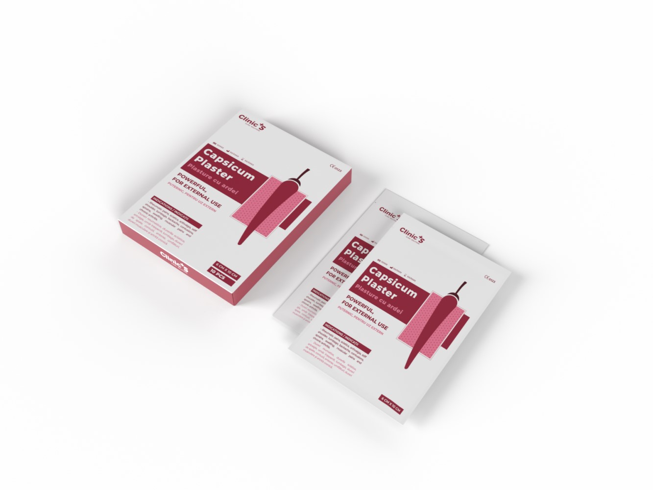 Emplastru capsici 6x10cm N1 Clinic'S