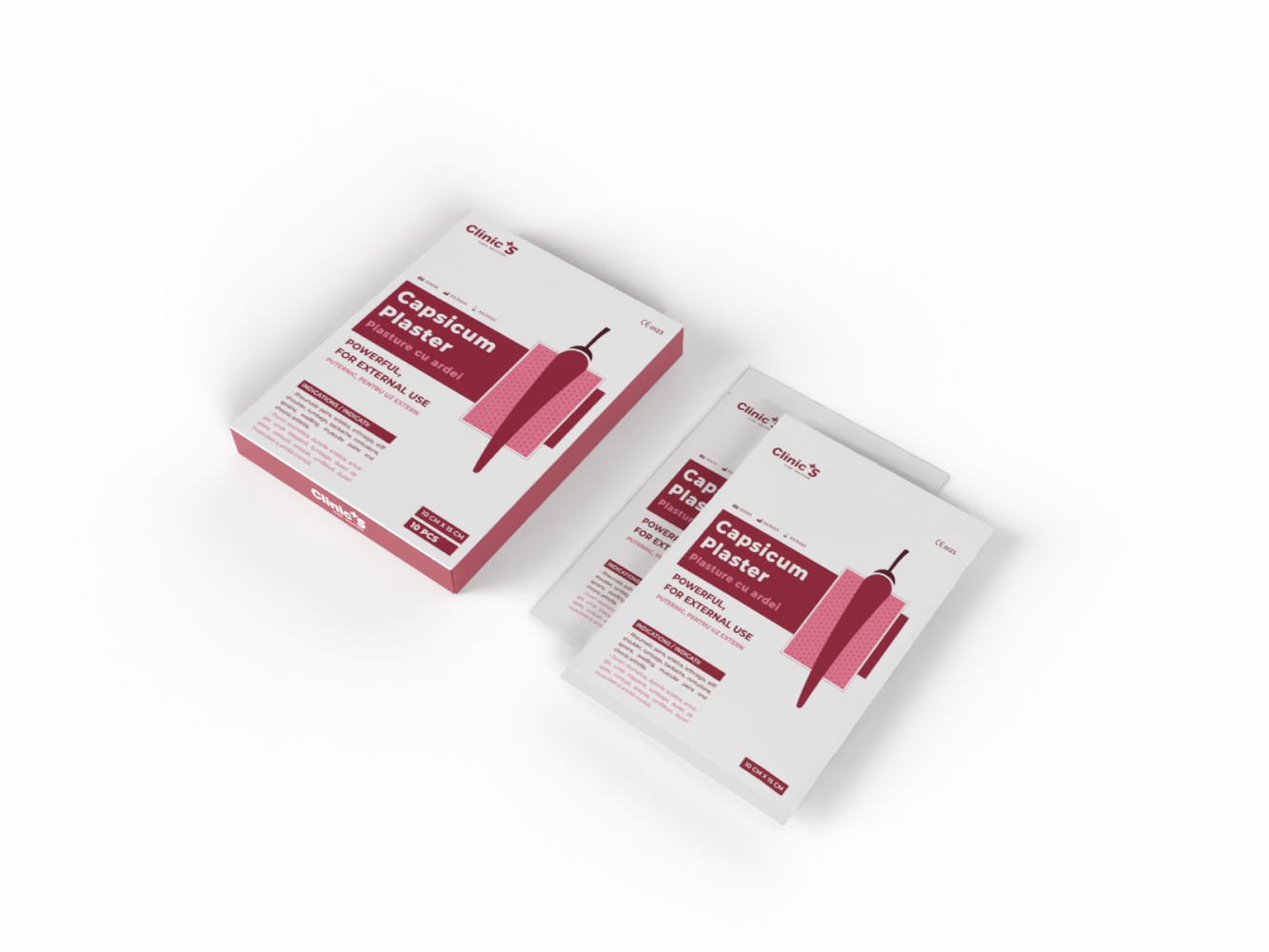 Emplastru capsici 10x15cm N1 Clinic'S