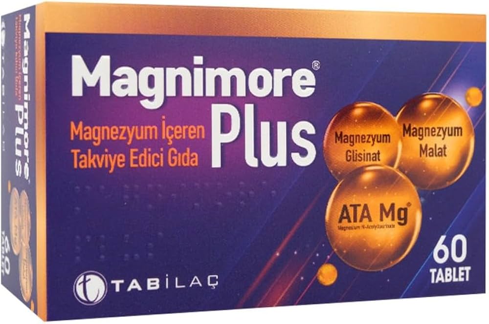 Magnimore Plus Magneziu bisglicinat+malat+taurat comp. N60 Tab Ilac
