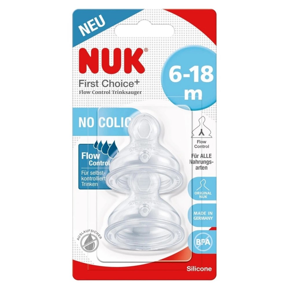 NUK Tetina silicon lapte 6-18 luni FC (M) N2