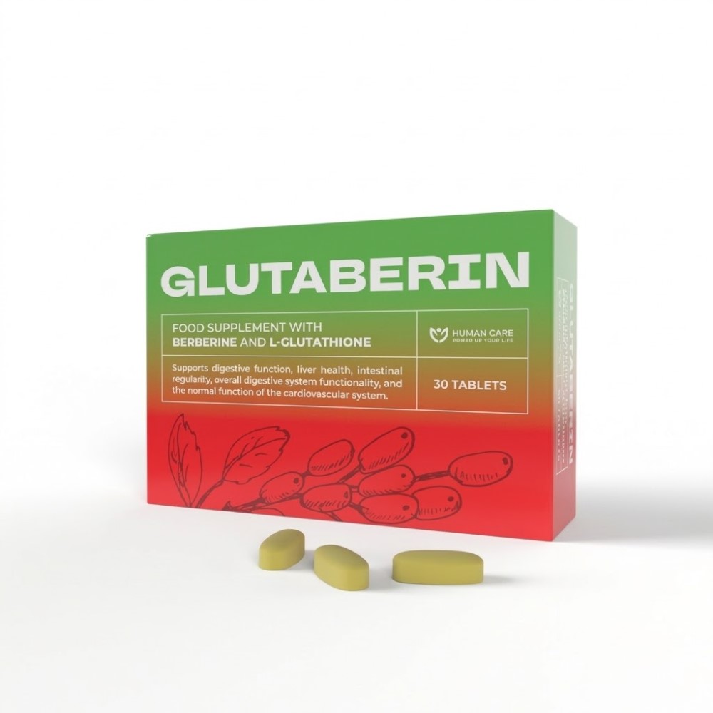 GLUTABERIN L-Glutation 250mg+Berberina 250mg comp. N30 Human Care