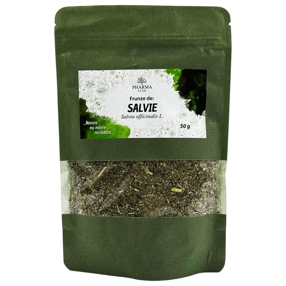 Ceai Salvie frunze 50gr Pharma Herb