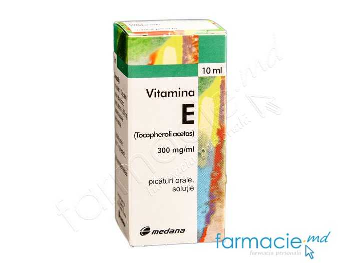 Vitamina E pic.orale,sol.300mg/ml 10ml N1 Polpharma