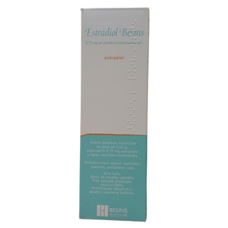Estradiol Besins gel transdermic 0,75 mg/doza 80g Biessen