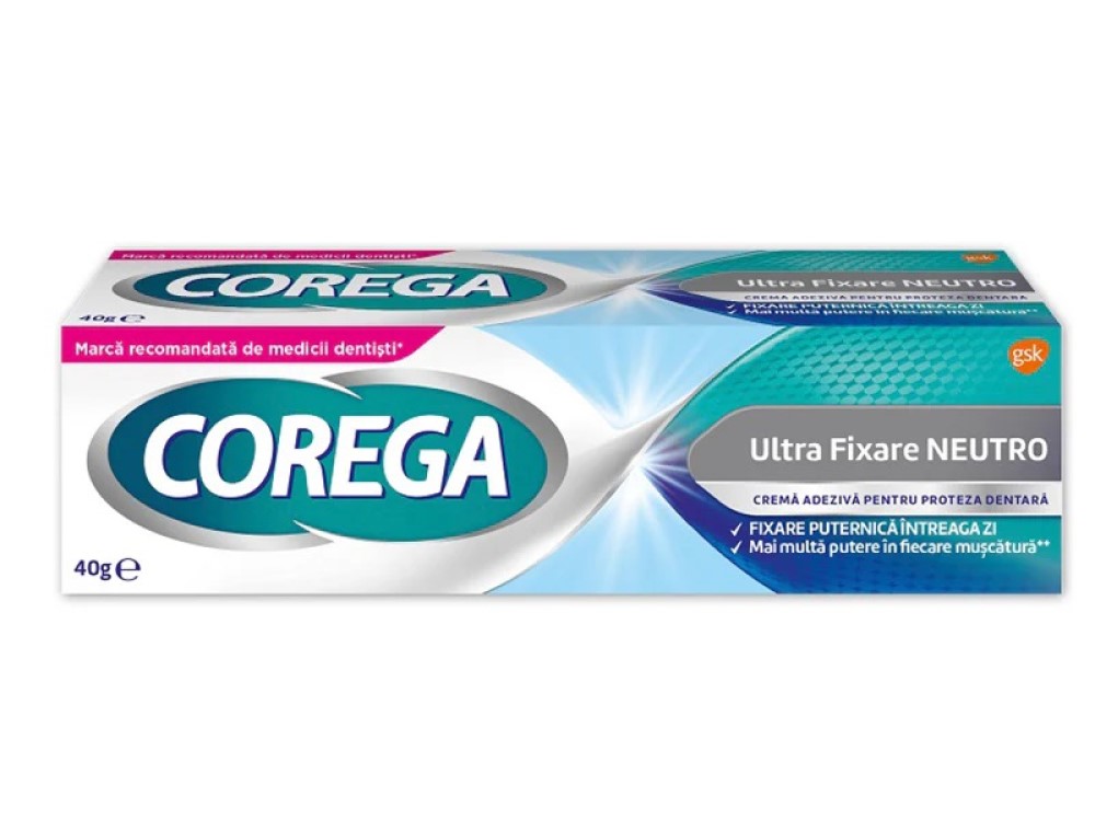 Corega Ultra fixare Neutro crema adeziva 40g