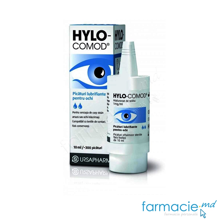 Hylo Comod® pic. oft., sol. 1 mg/ml 10 ml (TVA 8%)