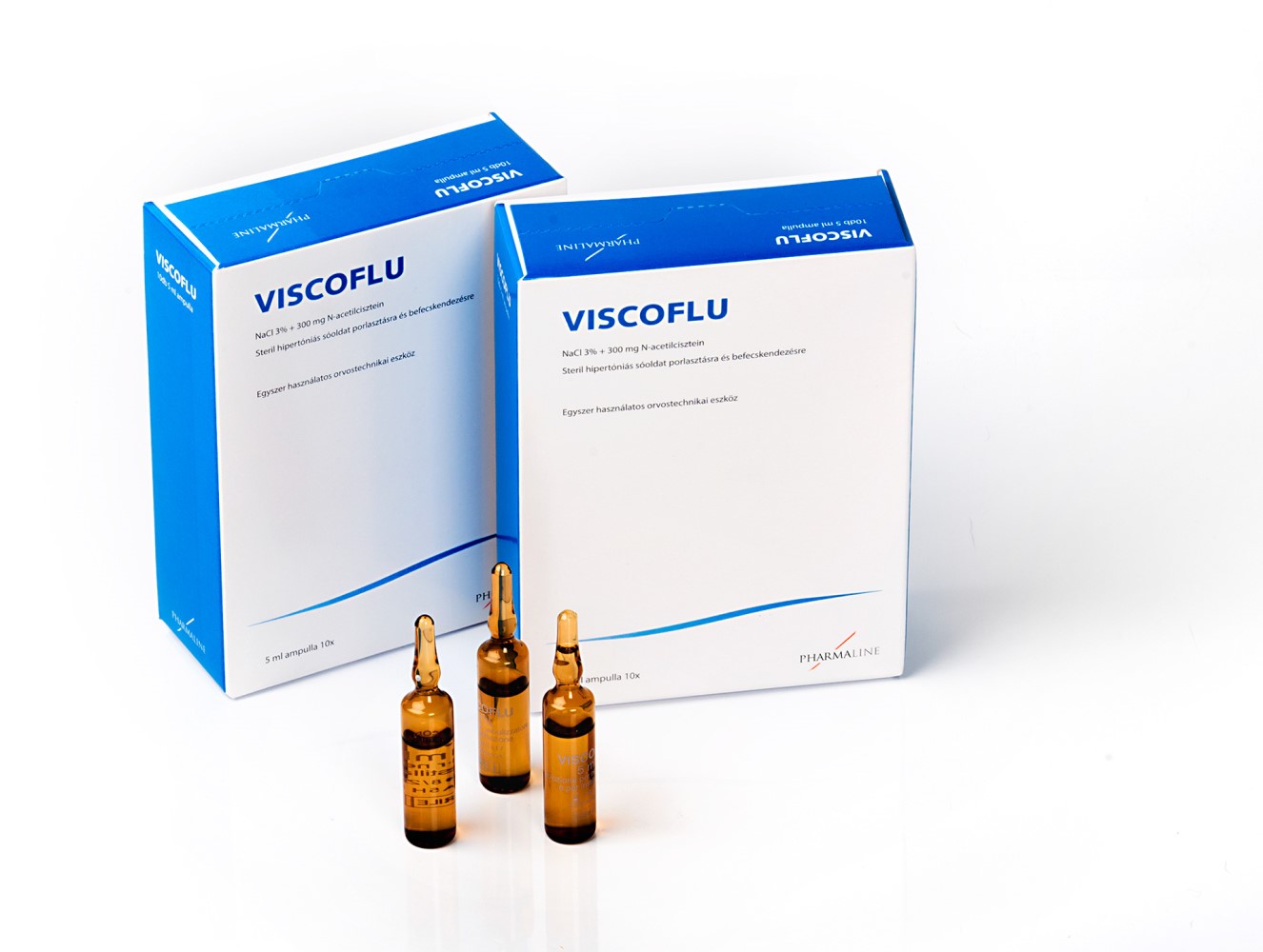 Viscoflu solutie hypertonica aerosoloterapie 5ml N5x2 (TVA 8%) Top-Pharma