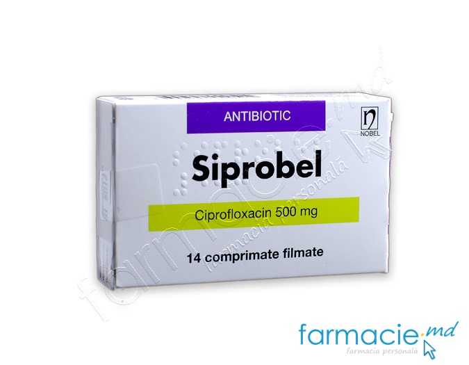 Siprobel comp.film.500mg N14 (ciprofloxacin) Nobel Ilac