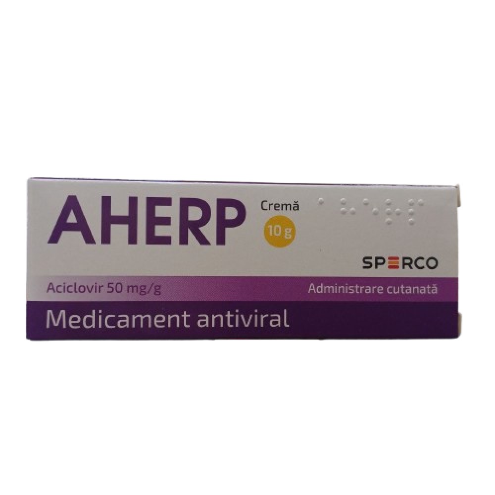Aherp (aciclovir) crema 50mg/g 10g Sperco