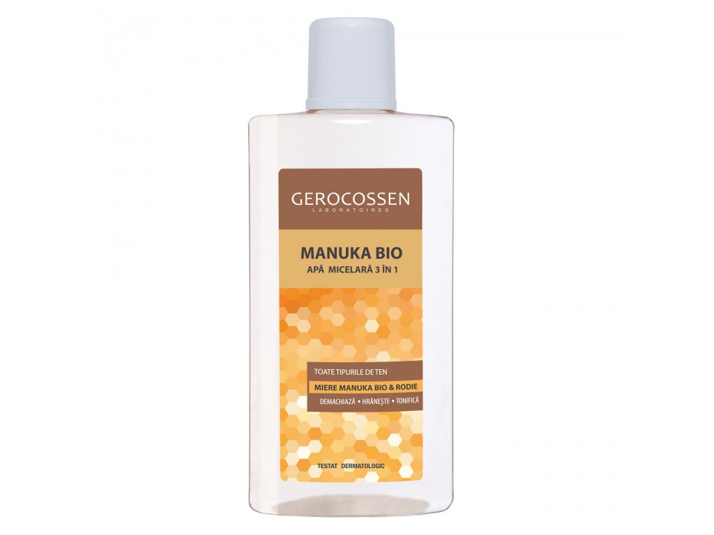 Gerocossen Manuka Bio Apa micelara 3 in 1 extract de rodie 300ml