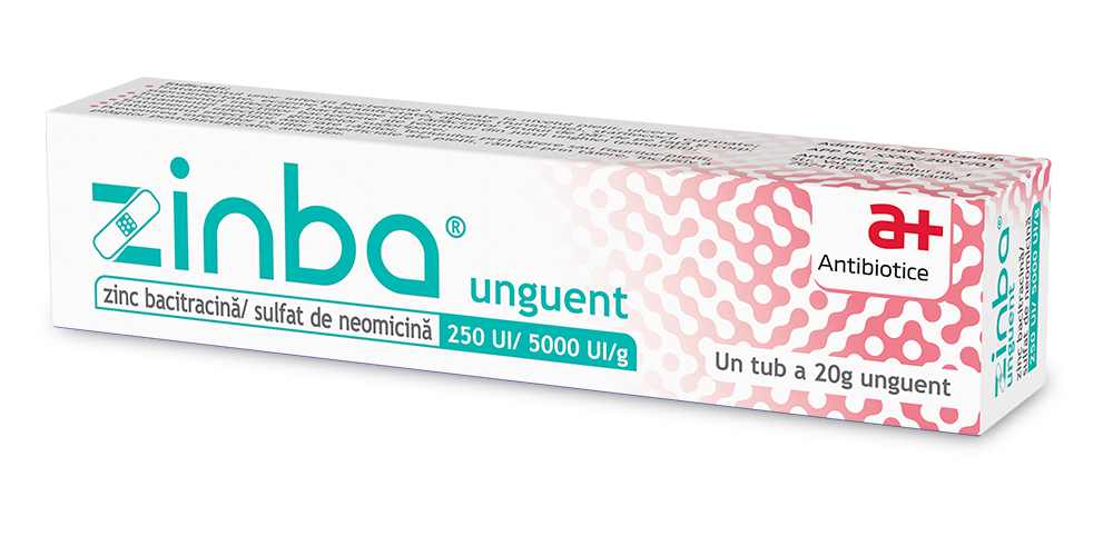 Zinba® unguent 250UI/5000UI/g 20g N1 Antibiotice
