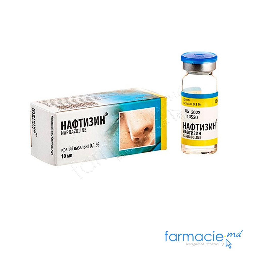 Naftizin pic.naz.,sol.1mg/ml 10ml N1(flacon sticlă) Farmak