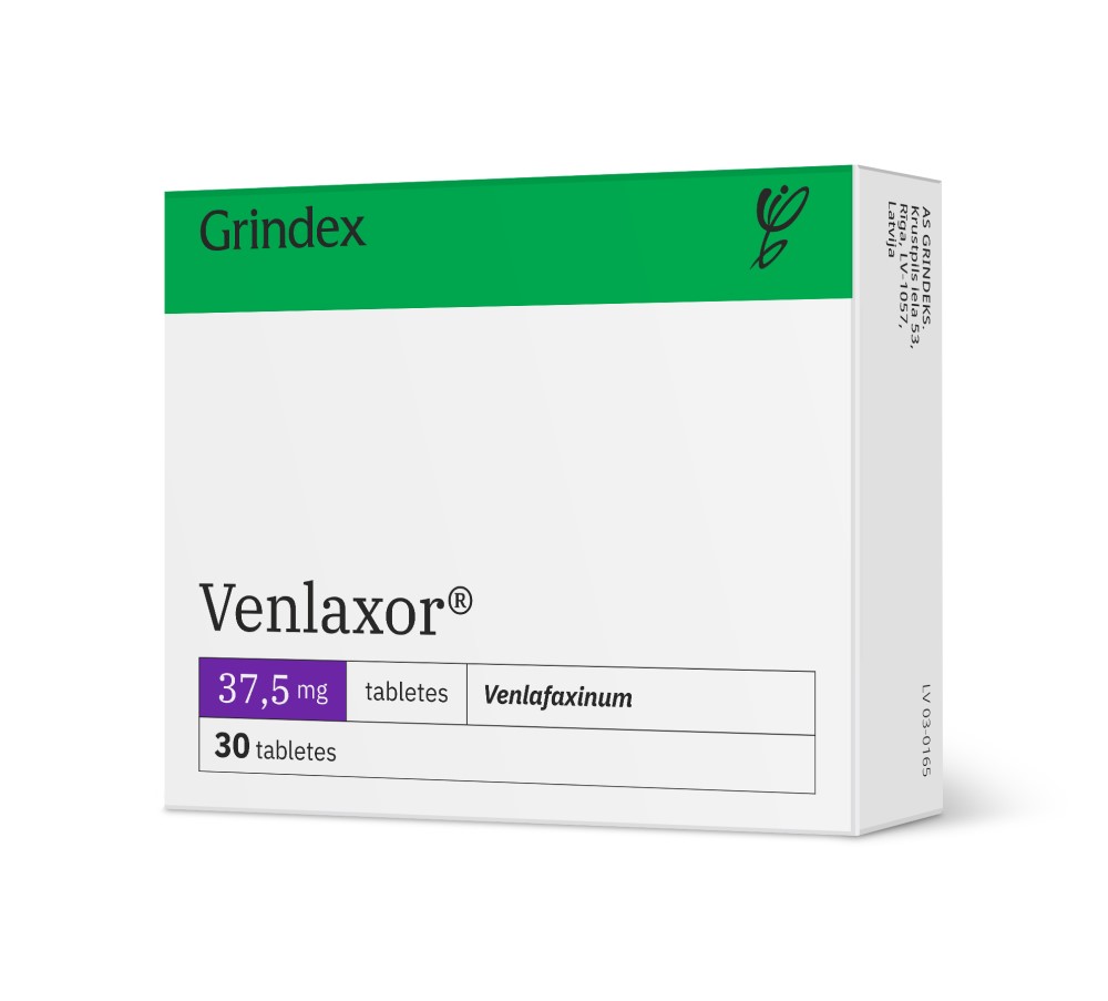 Venlaxor® comp.37,5mg N10x3 Grindeks