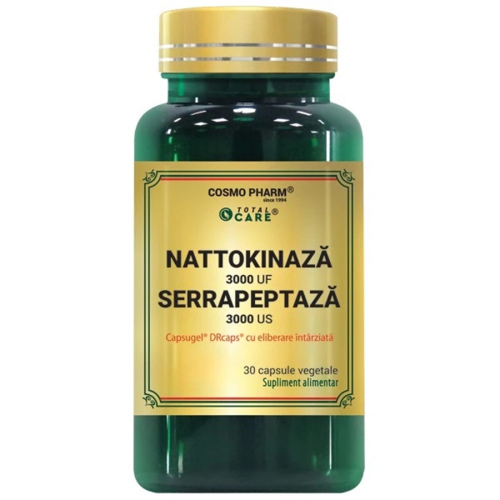 Nattokinaza Serrapeptaza caps. N30 Cosmo Pharm