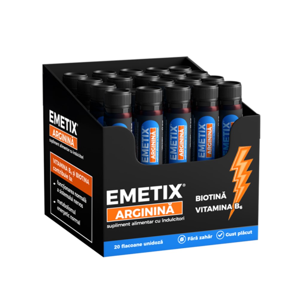 Emetix Arginina flacoane N20 Fiterman