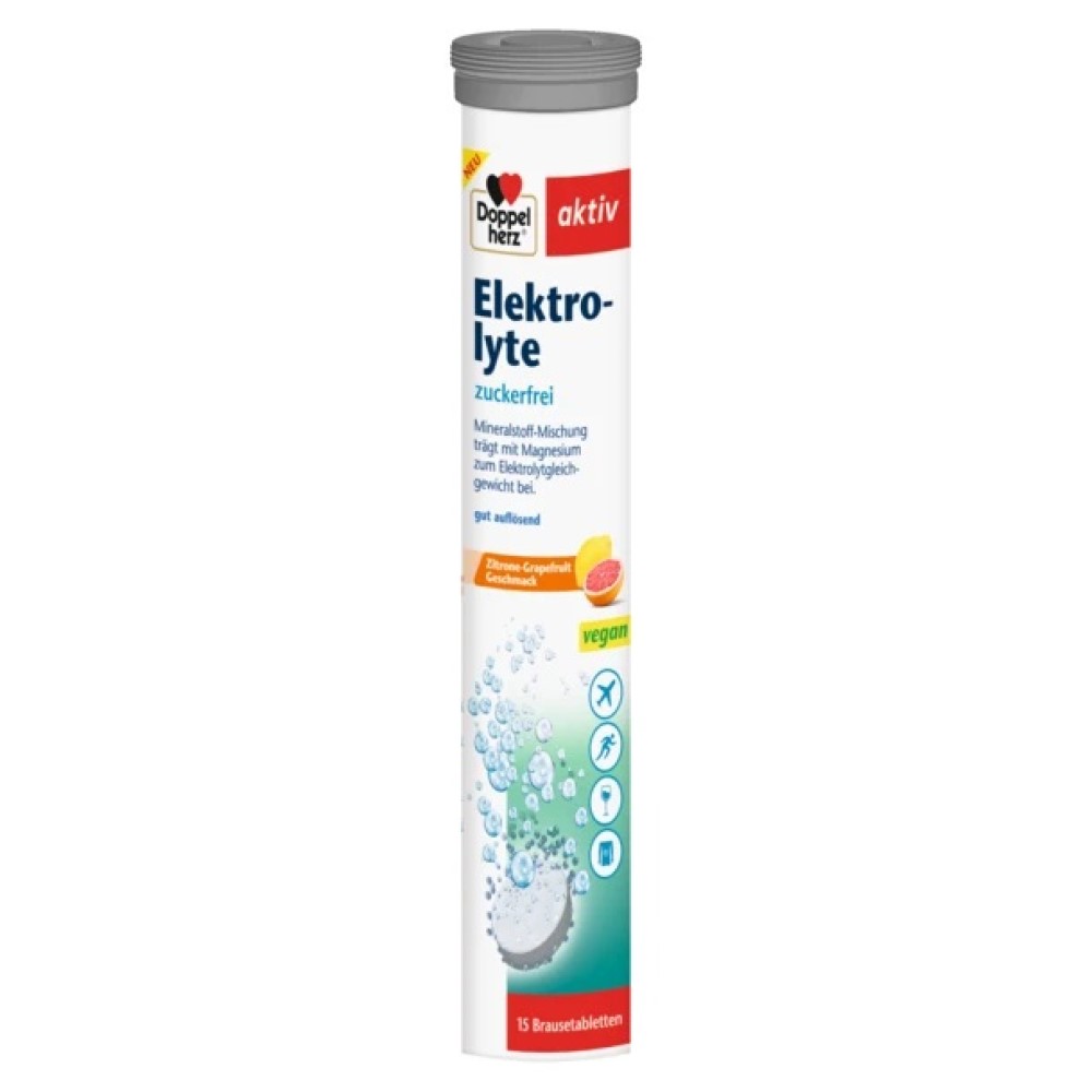 Electroliti Minerale+Magneziu Vegan comp.eferv.N15 (1 comp/zi) Doppelherz