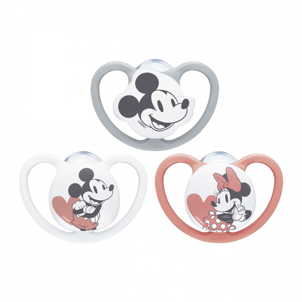 NUK Suzeta silicon Mickey 6-18 luni