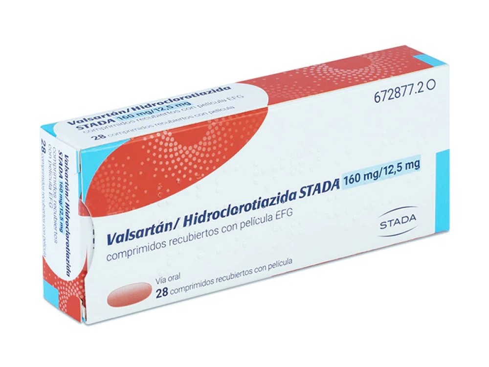 Valsartan/Hidroclorotiazida comp.film.160mg/12,5mg N14x2 STADA