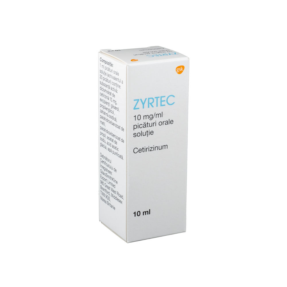 Zyrtec pic.orale, sol.10mg/ml 10ml N1 Glaxo