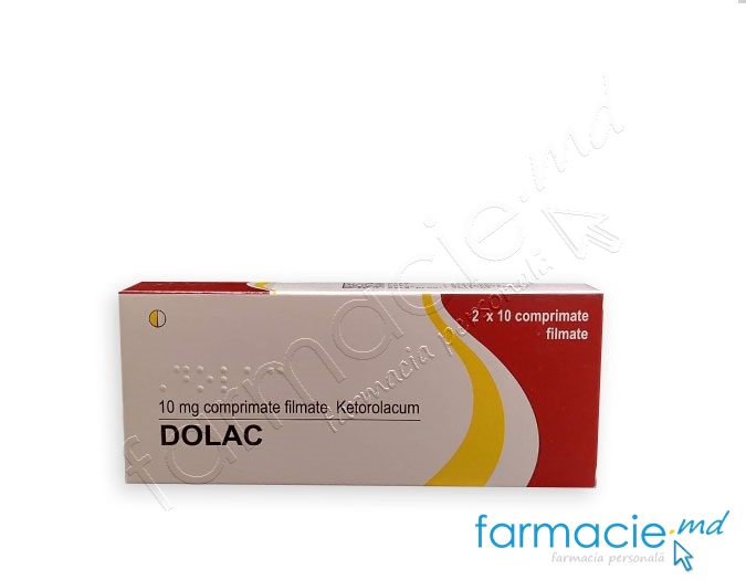 Dolac comp.film.10mg N10x2 Cadila