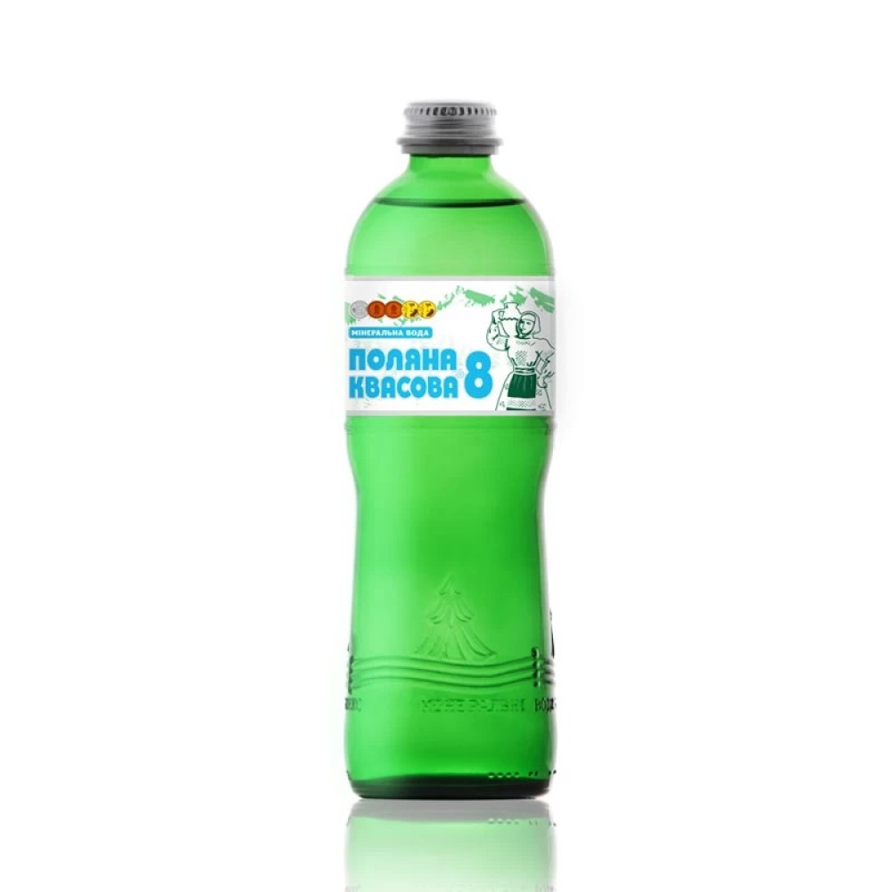 Apa minerala Poleana Kvasova 8 slab gazata sticla 0,5l