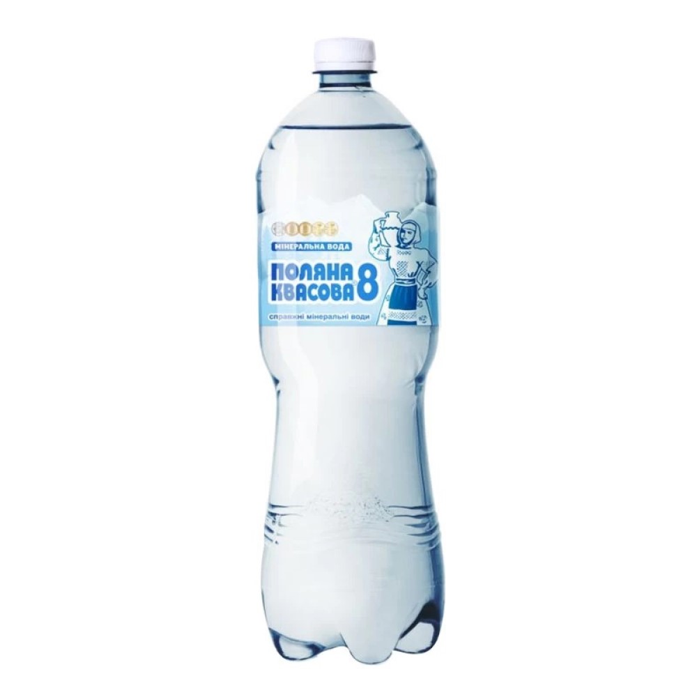 Apa minerala Poleana Kvasova 8 slab gazata pet 1l