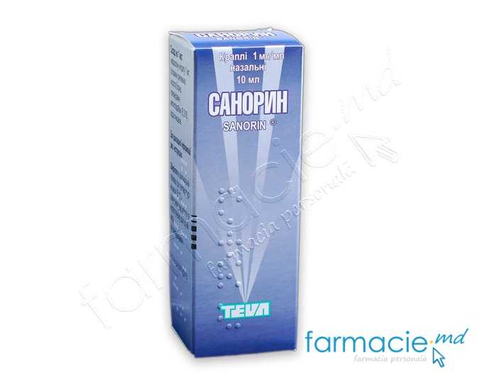 Sanorin pic. nazale 0.1% 10ml