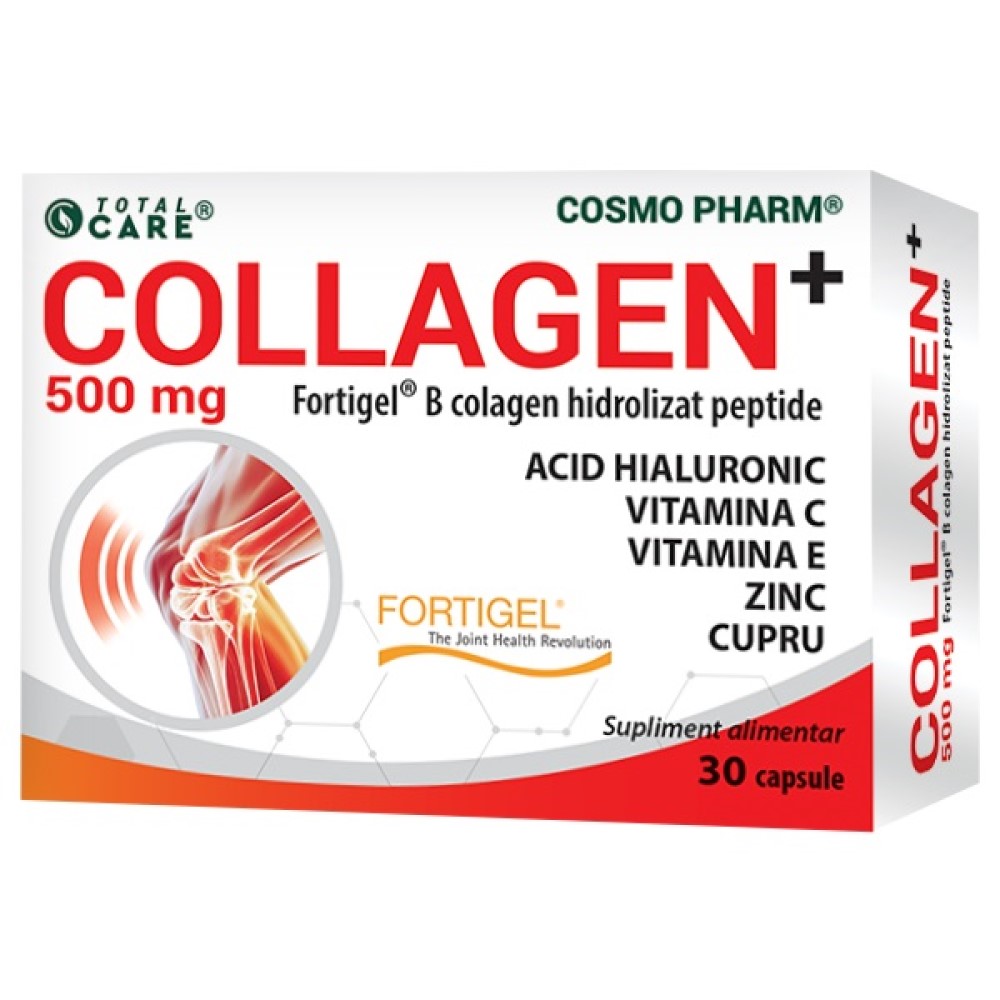 Colagen 500mg Articulatii Piele Par Oase Muschi caps. N30 Cosmo Pharm