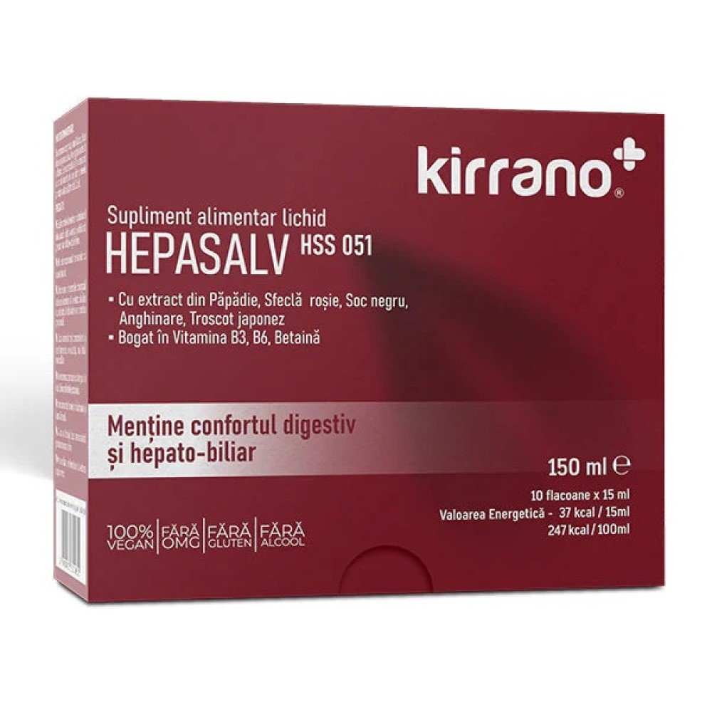Hepasalv HSS051 flacon 15ml N10 kirrano+