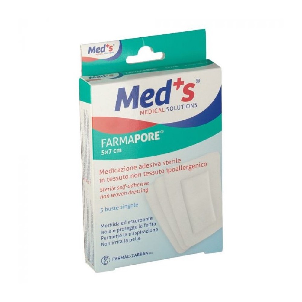 Pansament-emplastru Med'S 5cmx7cm N5 steril hipoalergic (TVA 20%)