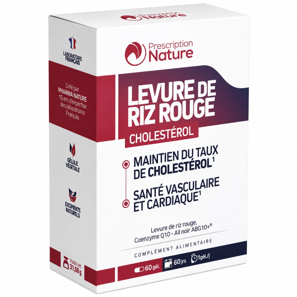 Levure de Riz Rouge Lipide și Colesterol caps. N60 (1/zi) Pharma Nature